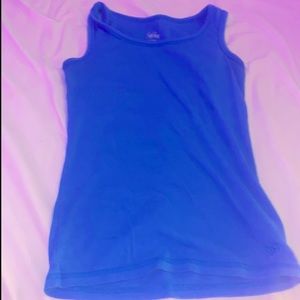 blue tank top from justice